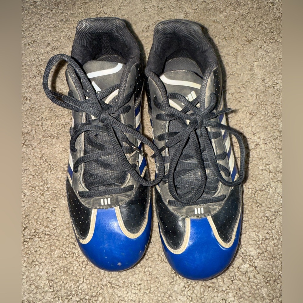 Kids Blue and Black Cleats